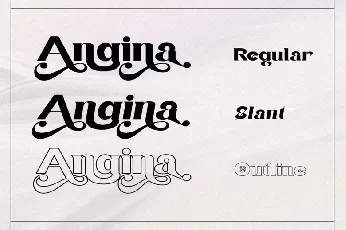 Angina font