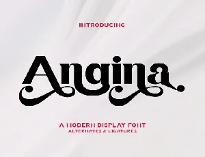 Angina font