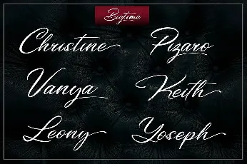 Bigtime Script font