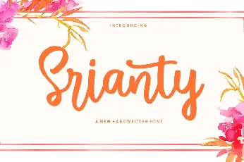 Srianty font