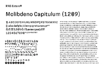 RNS Estero font