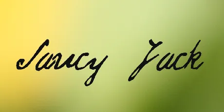 Saucy Jack font