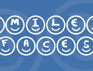 Smiley Faces font