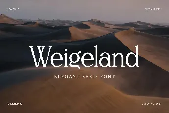 Weigeland font