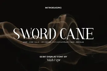 Sword Cane font