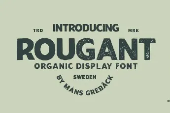 Rougant Display font