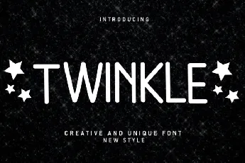 Twinkle Display font