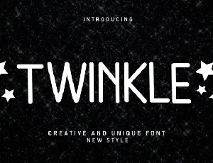 Twinkle Display font