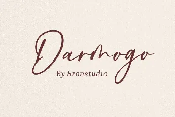 Darmogo Script font