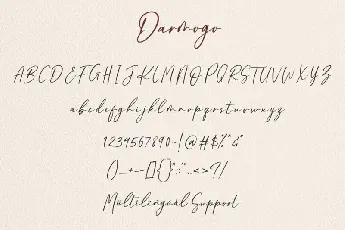 Darmogo Script font