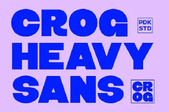 Crog Typeface font