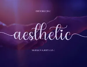 Aesthetic font