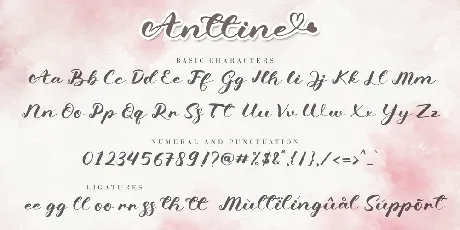 Anttine font