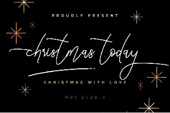 Christmas Today font