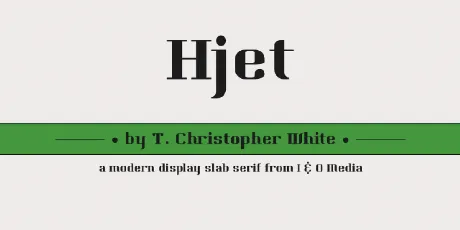 Hjet font