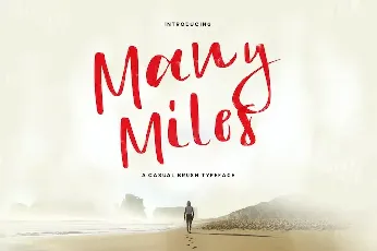 Many Miles font