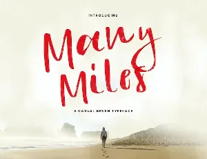 Many Miles font