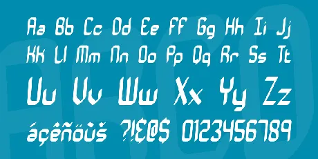 Vantage BRK font