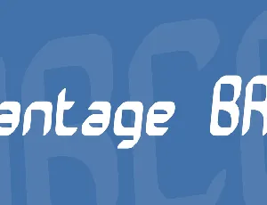 Vantage BRK font