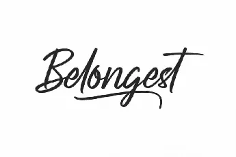 Belongest Calligraphy font