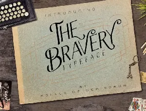 The Bravery Sans Serif font