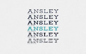 Ansley Display font