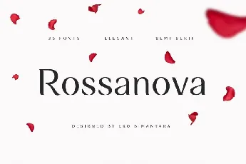 Rossanova Family font