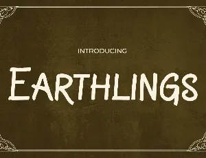 Earthlings font
