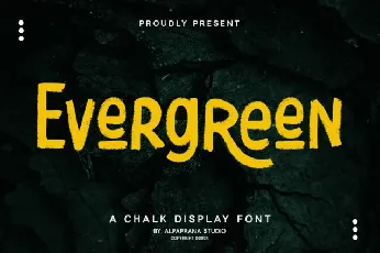 Evergreen Display font