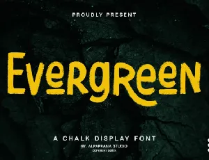 Evergreen Display font