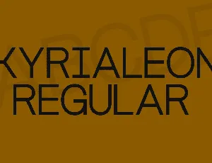 Kyrialeon font