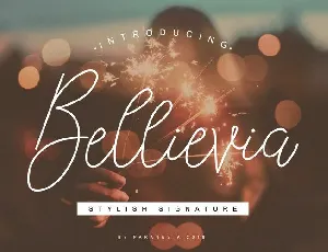 Bellievia Script font