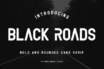 Black Roads Typeface Free font