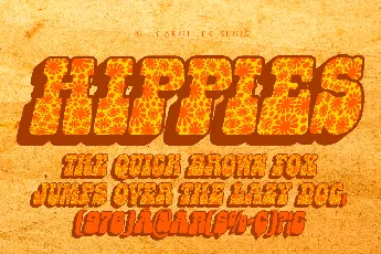 HIPPIES ITALIC PERSONAL font