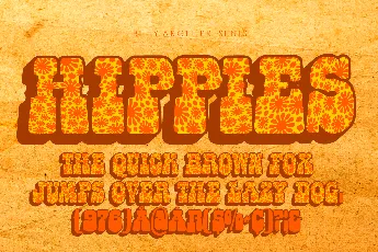 HIPPIES ITALIC PERSONAL font