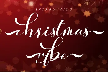 The Christmas Vibe font