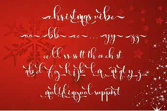 The Christmas Vibe font