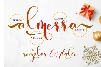 The Christmas Vibe font