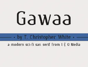 Gawaa font