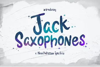 Jack Saxophones font