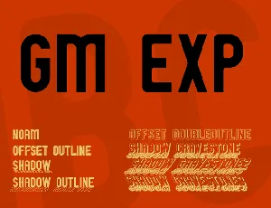 GM Exp font