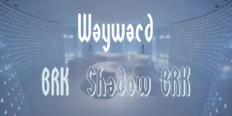 Wayward font