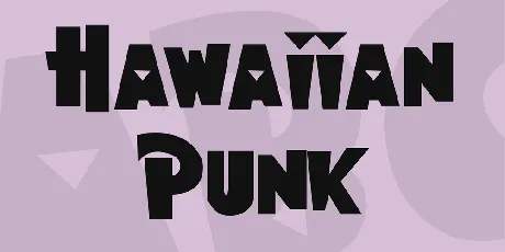 Hawaiian Punk font