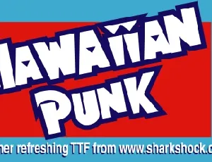 Hawaiian Punk font