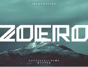 Zoero font