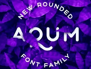 Aqum 2 Sans Serif Family font