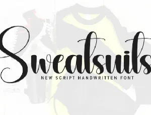 Sweatsuits Script font