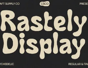 Rastely font