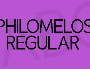 Philomelos font