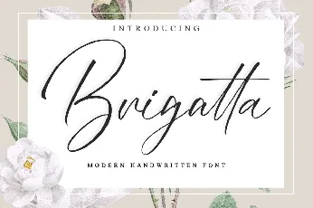 Brigatta font